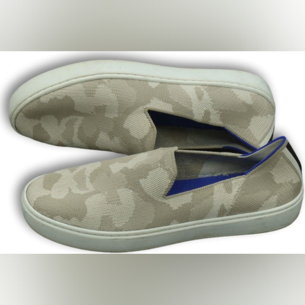 Rothy’s Women’s The Original Slip-on Sneaker Beige Camo Size 8.5